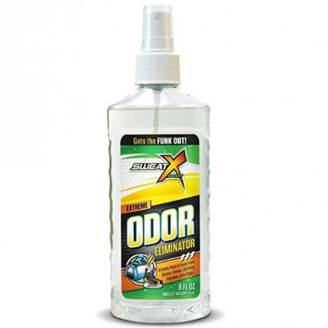 SweatX Odor Eliminator disinfectant spray for gym equipment