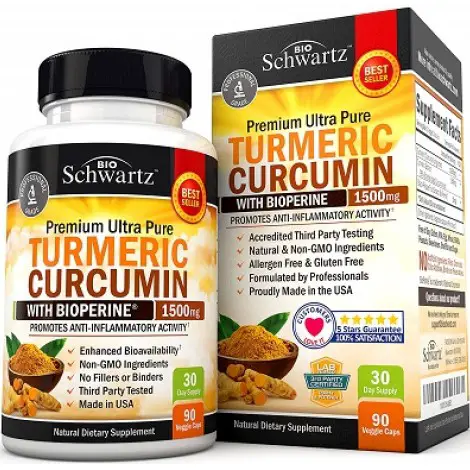 1. Bio Schwartz Turmeric Curcumin