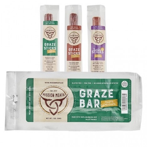 1. Mission Meats Beef Snack Sticks