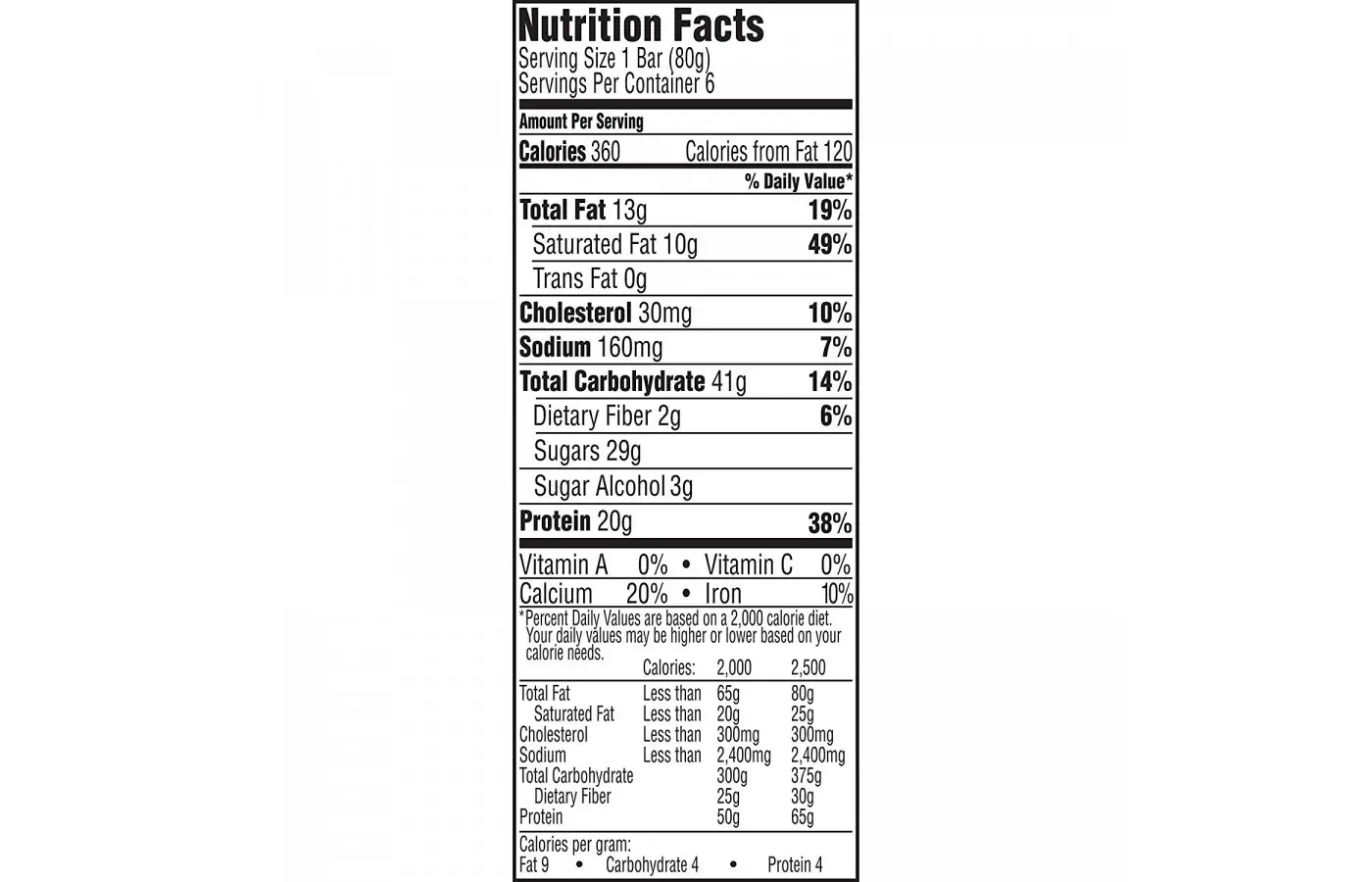 Gatorade nutrition facts