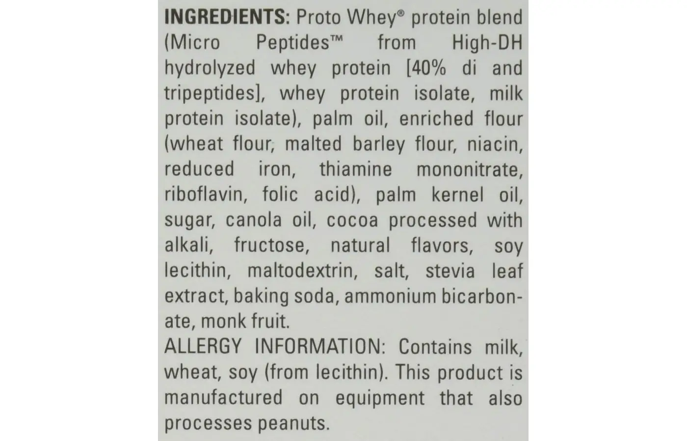 powercrunch ingredients