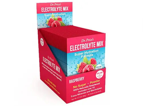 Dr. Price Electrolyte Mix healthiest water flavoring