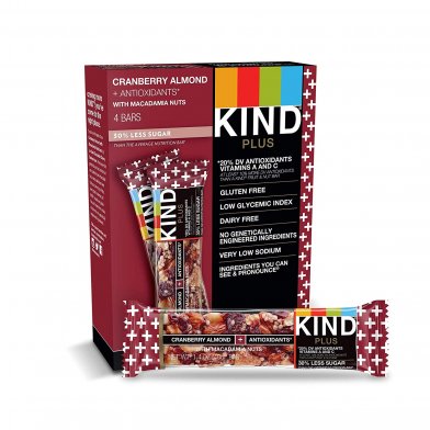 KIND Plus Nutrition Bars cranberry almond
