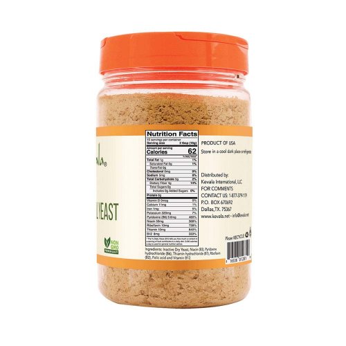 Kevala Nutritional Yeast Flakes Label