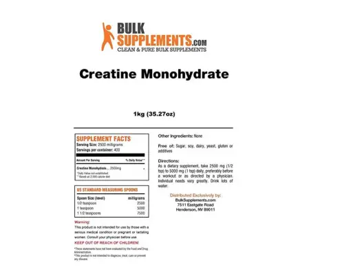 1. Creatine Monohydrate Powder