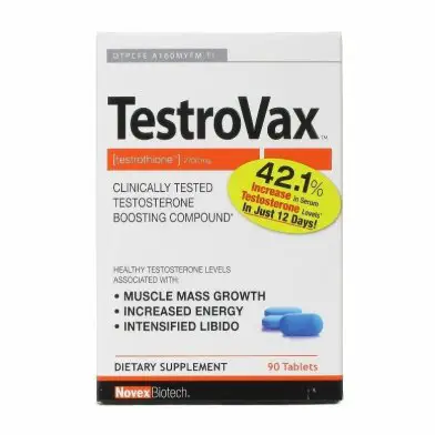 TestroVax Testosterone Booster box